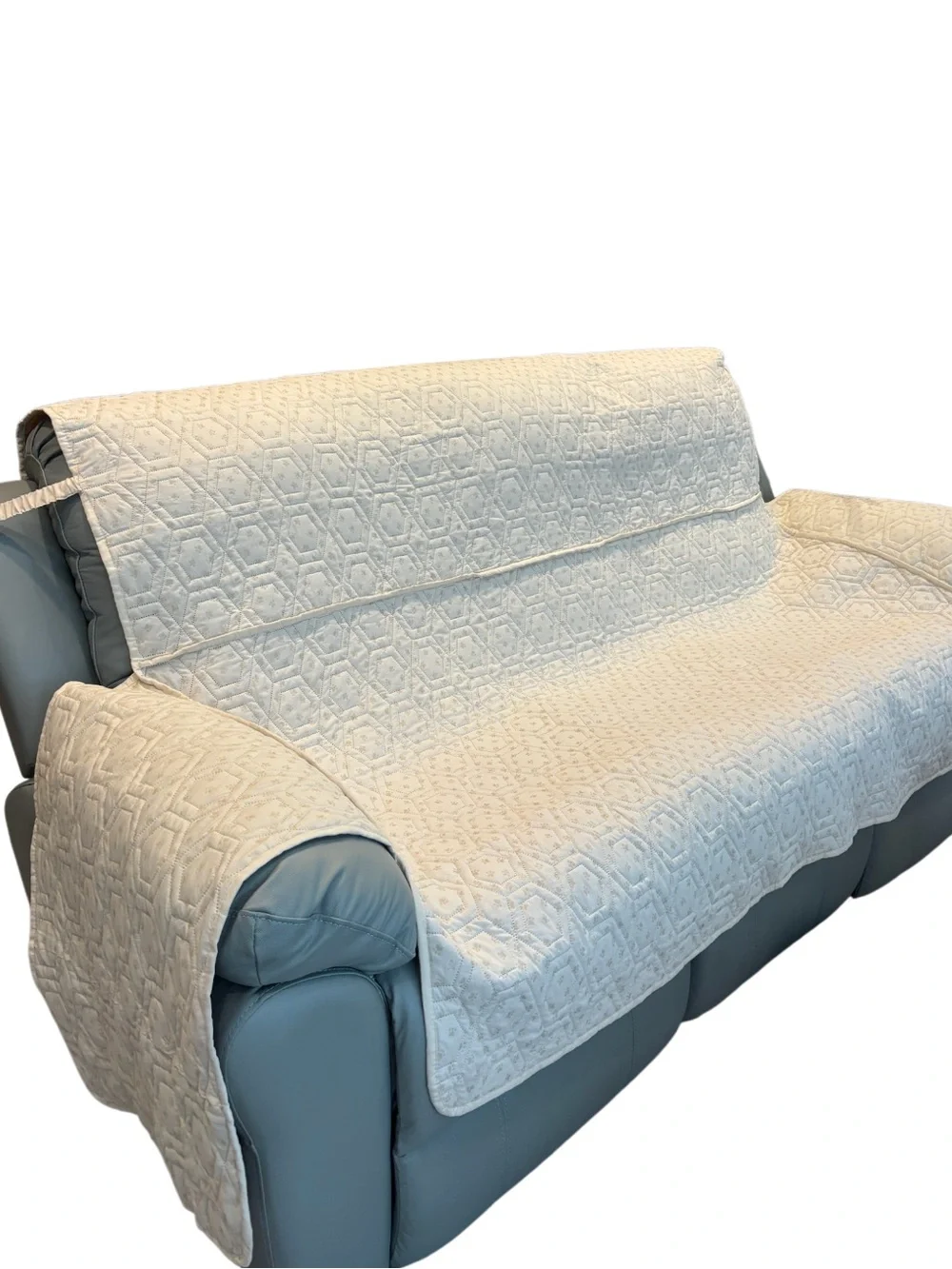 Couch Protector Slipcover Quilted Pet Cover Recliner Cover Sofa Reversible Tan